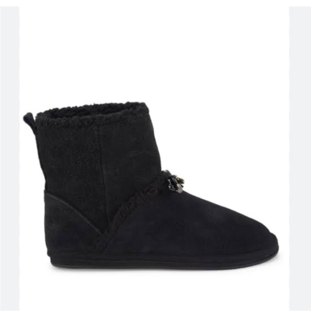 NWOT Kate Spade Marie Faux Shearling Boots Black
